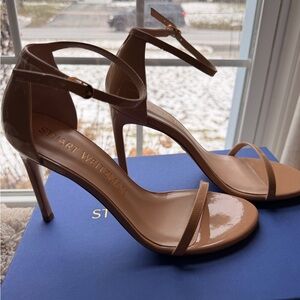 Stuart Weitzman Nudistsong Patent Leather Heels